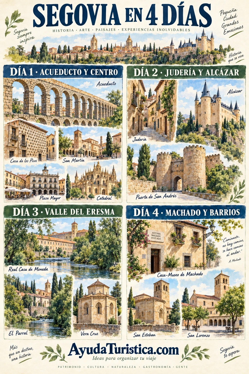 Segovia: cuatro días ilustrados